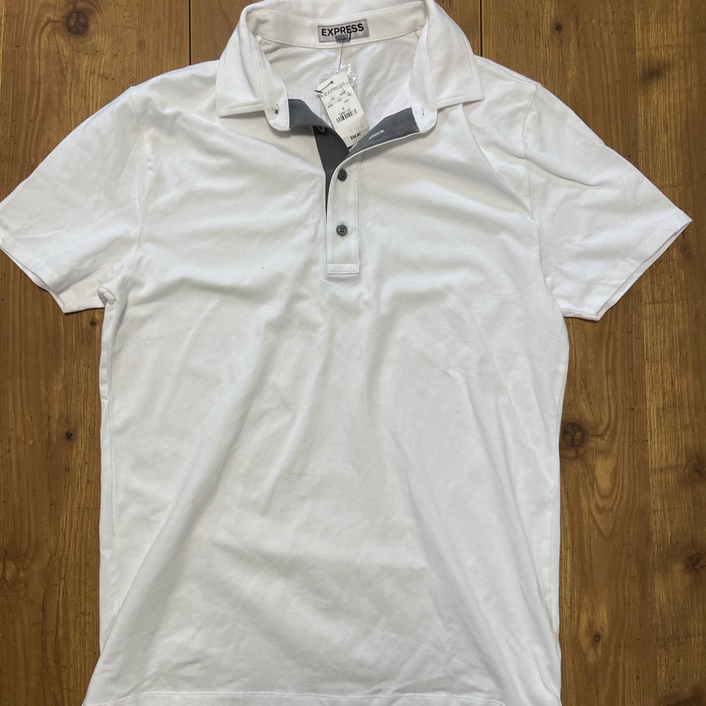 White Express Polo Shirt